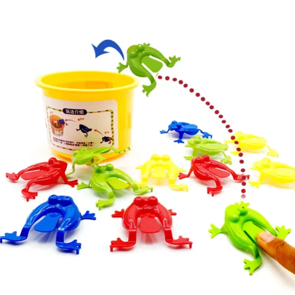 10-20Pcs Jumping Frog Bounce Fidget Toys For Kids Novelty Assorted Stress Reliever Toys For Children Birthday Gift Party Favor