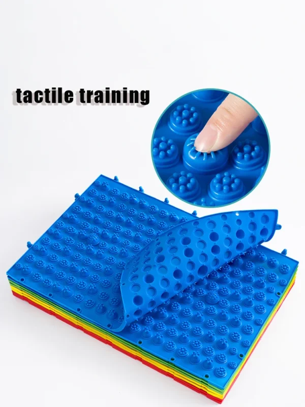 Massage pad plantar finger pressure plate foot massage sensory toy children and adults thickened to relieve tension fun game mat - Image 2