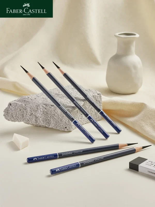 5/6PCS Faber Castell Goldfaber Charcoal Graphite Sketch Set EX-Soft Medium Hard Pencils for Drawing Sketching Shading Artists - Image 2