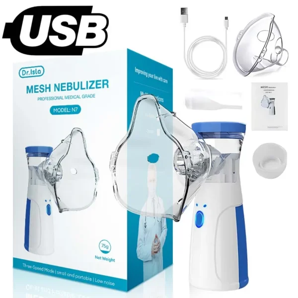 Medical Silent Mesh Nebulizer Handheld Asthma Inhaler Atomizer Children Health Care Mini Portable Nebulizer Humidifier