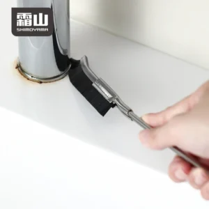 SHIMOYAMA Corner Cleaning Multifunctional Gap Scrub Brush Hard Bristle Crevice Cleaning Brush
