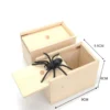 Trick Spider Funny Scare Box Wooden Hidden Box Quality Prank Wooden Scare Box Fun Game Prank Trick Friend Office Toys - Image 3