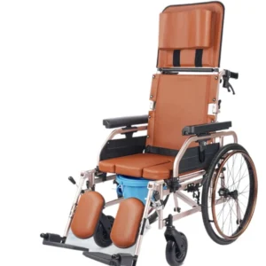 Wheelchair for the elderly folding light can lie down wide seat 47cm Urinary tract can bathe disabled the elderly hand-pushed