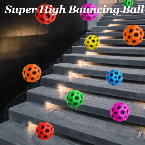 Perforated Ball Foam Moon Ball Bouncing Ball Practical Hole Ball Soft Bouncing Ball Bouncing Ball Outdoor Interactive Game Toys - Image 6