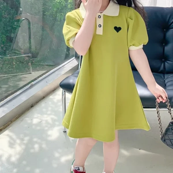2024 Baby Dress Clothes Summer Short Sleeves Dress Clothing Fashion Kids Girls Princess Dresses - Image 2