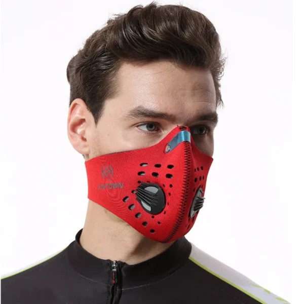 Outdoor Sports Reusable Face Masks for Men Dustproof Masks Activated Carbon Dust Mask with Extra Filter Cotton Halloween Cosplay - Image 6