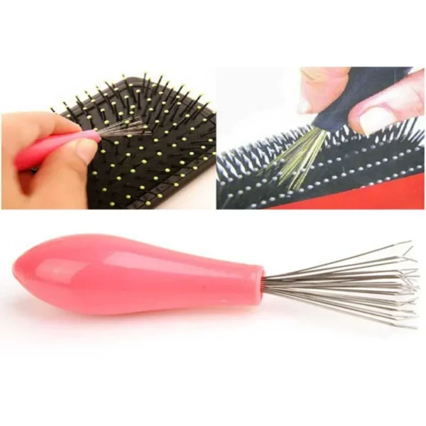 Comb Hair Brush Cleaner Plastic Handle Cleaning Brush Remover Embedded Beauty Tools Cleaning Products Cleaning Supplies - Image 3