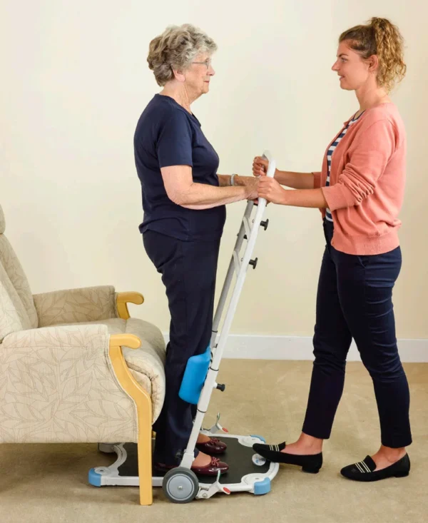 Healthcare Elderly Lift Chair Stand With Advance Transfer Aid Patient Turner Raiser System Walker & Rollator - Image 3