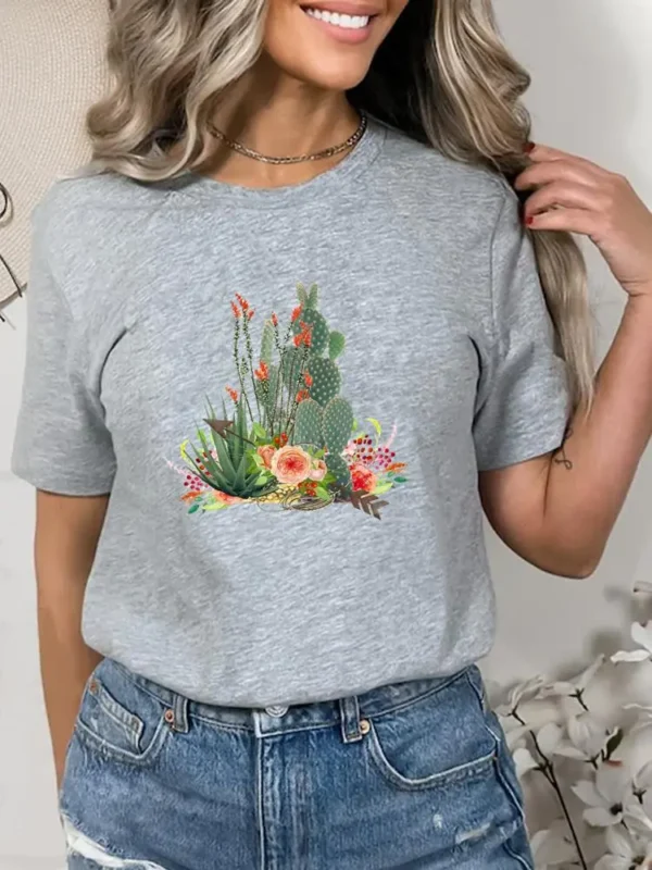 Coffee Love Trend Life 90s Short Sleeve Summer Clothes Print Graphic T-shirt Lady Fashion Women Female Shirt Tee - Image 6