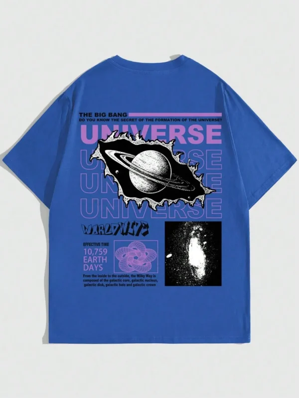 The Secret Of The Big Bang In The Universe Men T Shirts Summer Cotton T-Shirts Breathable Loose Clothes Hip Hop Street Tees - Image 3