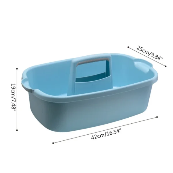2025 New Portable Storage Basket Cleaning Caddy Storage Organizer Tote with Handle for Laundry Bathroom Kitchen Spray Bottles - Image 6
