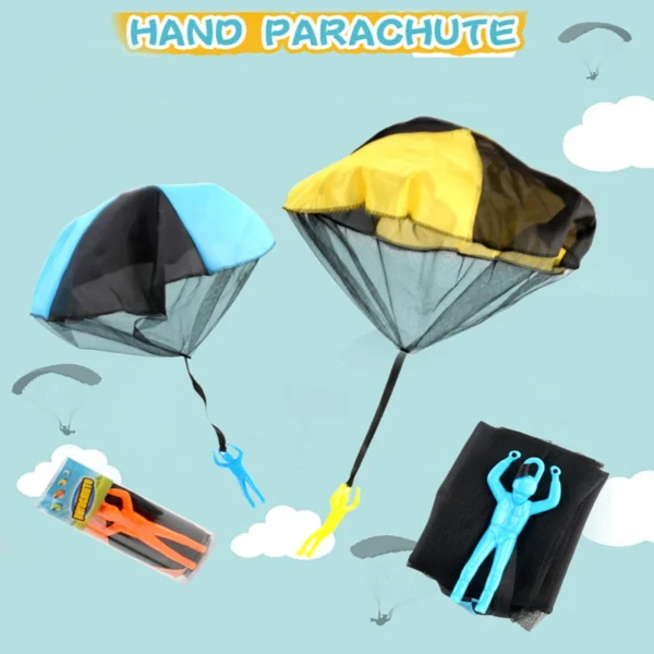 Decompression Toy Kid Mini Parachute Indoor Outdoor Sport Toy Kindergarten Hand Throwing Small Toy Parent-child Interactive Game - Image 3