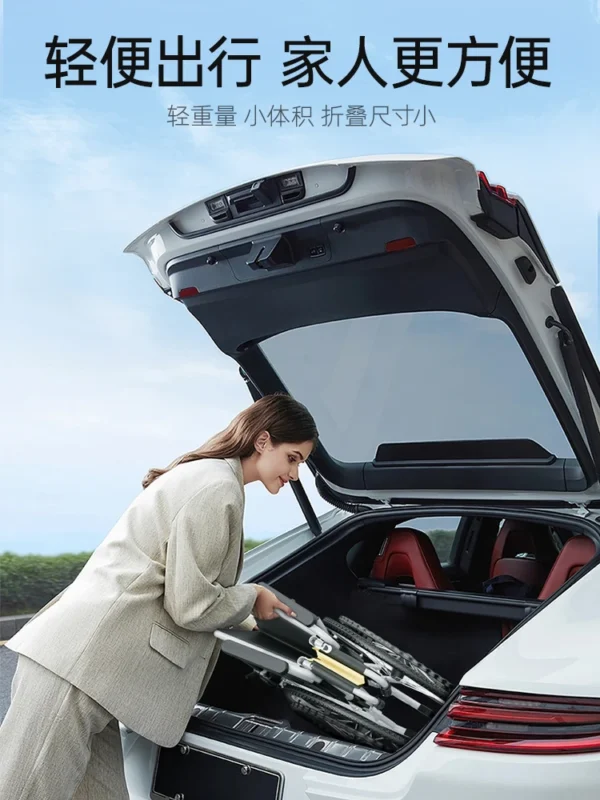 Folding lightweight wheelchair for paralyzed elderly portable wheelchair for elderly care vehicle - Image 5