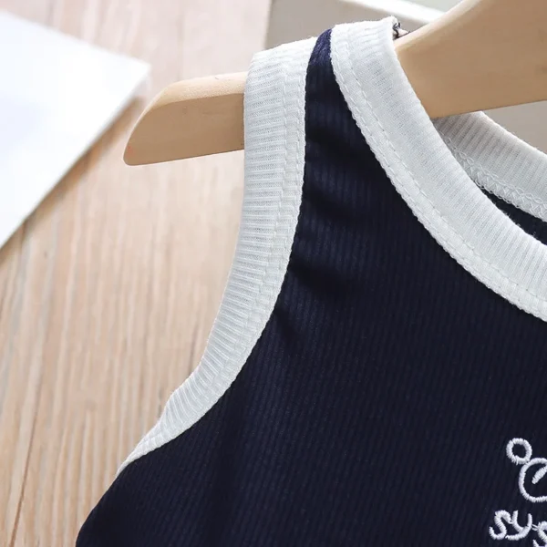 Kids Girls Vest Dresses Summer Baby Fashion Splicing Sleeveless Clothing Toddler Girl Clothes For 1-6Years Princess Dress 2025 - Image 5