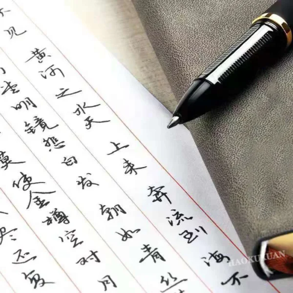 Large Capacity Gel Pen 1.0/0.7/0.5mm Signature Calligraphy Handwriting Pens Carbon Black/Blue/Red Ball Pen For Business - Image 5