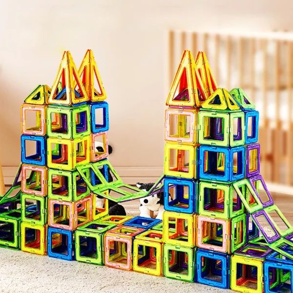 Magnetic Building Blocks Big Size and Mini Size DIY Magnets Toys for Kids Designer Construction Set Gifts for Children Toys - Image 5
