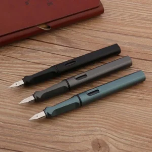 1pc Plastic Matte Black 860 Fountain Pen EF Nib Frosted Green Stationery School Office Supplies Ink Pens