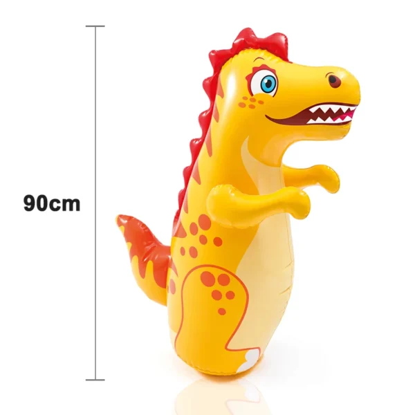 Children Adult Tumbler Boxing Inflatable Standing Punching Bag Boys Dinosaur Sport Toys Kids Activity Outdoors Game Gift - Image 4
