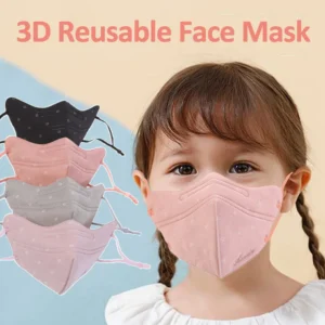 Reusable Parent-child Face Mask Washable Star Style Dust Proof Haze Proof Full Cotton Protective Mask for Children Kids Adults
