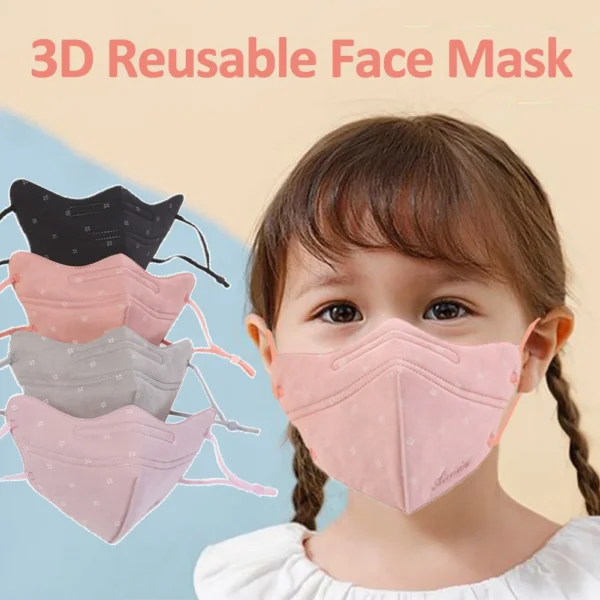Reusable Parent-child Face Mask Washable Star Style Dust Proof Haze Proof Full Cotton Protective Mask for Children Kids Adults