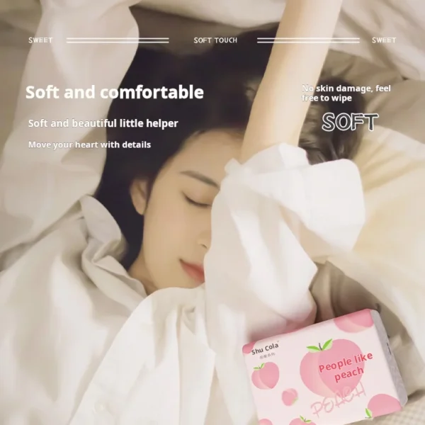 New 400 Sheets, 4-30 Large Bags Of Tissue Paper, Whole Box Of Large-sized Household Toilet Paper, Tissue Paper, Napkins - Image 6