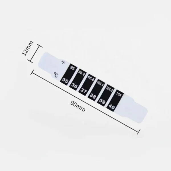 10/20Pcs Forehead Head Strip Thermometer Water Milk Thermometer Fever Body Baby Child Kid Test Temperature Sticker Baby Care - Image 5