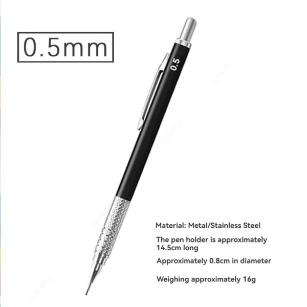 Metal Mechanical Pencil Large capacity Lead Refills Set 0.3, 0.5, 0.7, 0.9 2.0 Mechanical Pencils for Writing Drawing Sketching - Image 6
