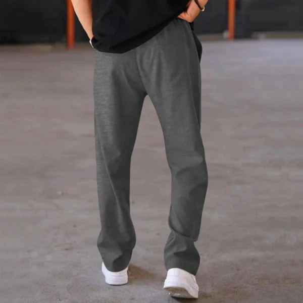 Men's High-Elastic Breathable Casual Pants, Spring and Summer Daily Wear, Sports Shoes, Versatile and Trendyy Items, Simple Texture, a Must-Have for Travel - Image 2