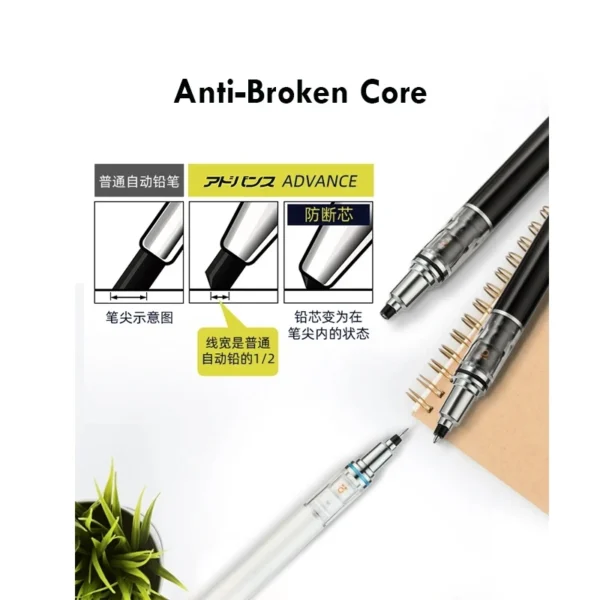 Japan UNI KURA TOGA Mechanical Pencil 0.5mm Automatic Rotation Drawing Special Pencil M5-559 Stationery Cute School Supplies - Image 2
