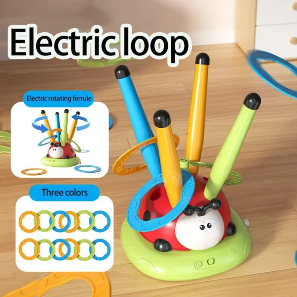 Ladybug Sport Entertainment Game Toy Multifunction Rope Skipping Machine Ferrule Jump Rocket Launcher Outdoor Educational - Image 5