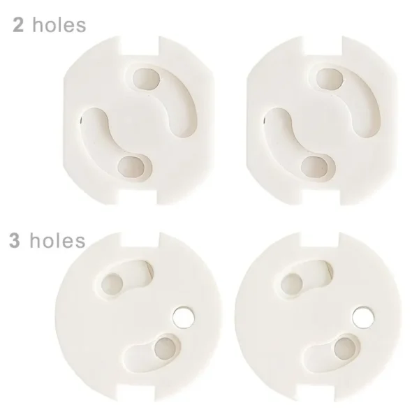 Baby Safety Socket Covers 10pcs Electrical Plastic Outlet Protectors Child Safe Socket Security Protection - Image 5