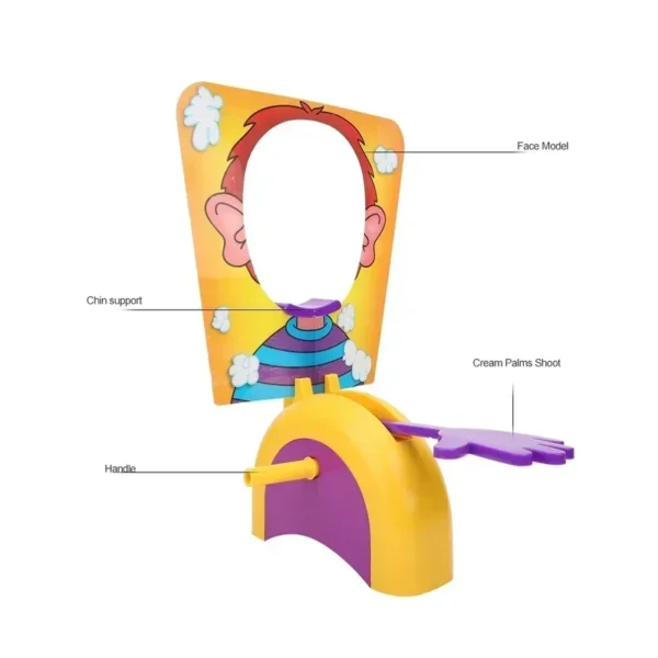 Pie Face Game Whipped Cream, Family Board for Kids, Fun Party Games, Gadgets, Pranks, Jokes, Anti-Stress Toys - Image 5
