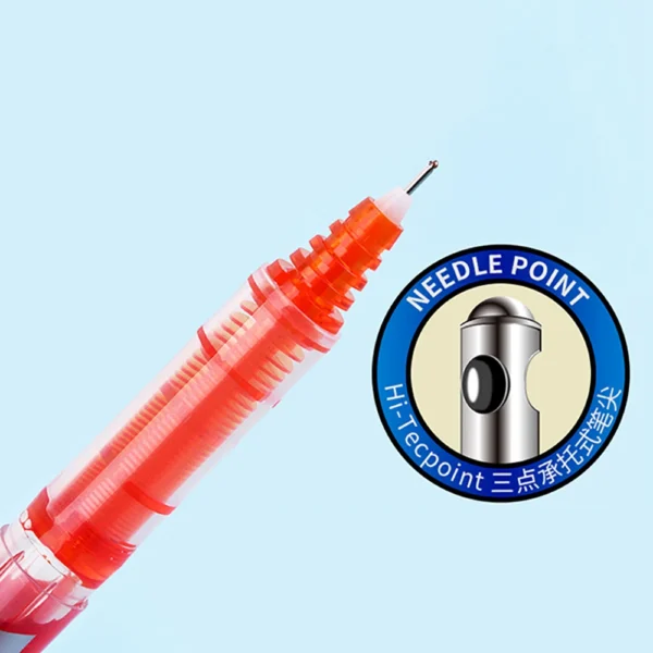 12Japanese Pilot BX-V5 Gel Pens Hi Tecpoint Straight Liquid Pen Large Capacity Quick-drying Ink 0.5mm Needle Point Stationery - Image 2