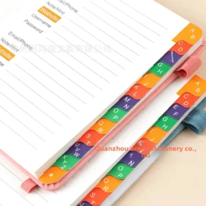Amazon Cross-Border Password Notebook English Address Phone Book Stocking B6 Laptop Website Record Book Portable Organizer