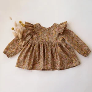 1-4T Toddler Girl Blouse Long Sleeve Baby Girl Tops Shirt Clothes