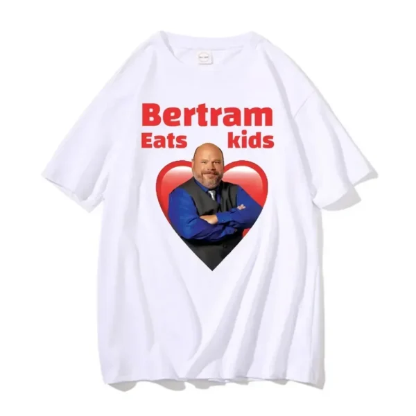 Sleeve New Black Casual Tshirt Aesthetic Clothes Bertram Eats Kids Funny Brand Women T-shirt Pure