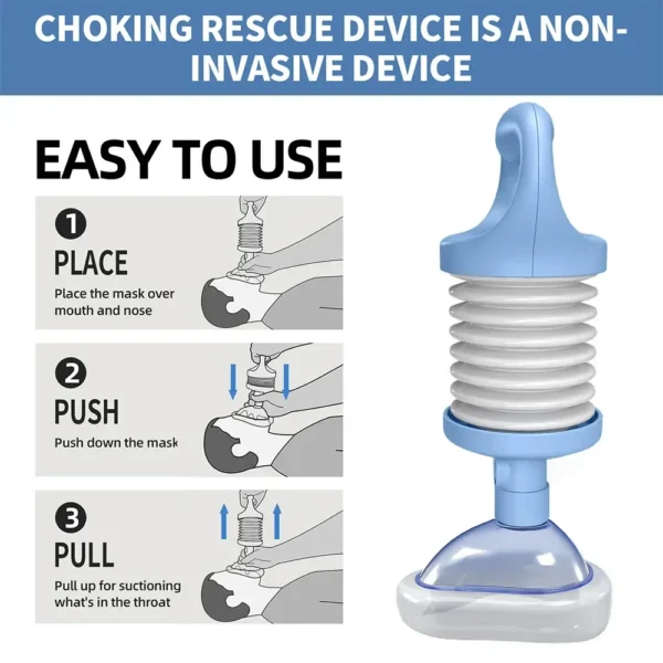 NEW First Aid Kit Choking Device Adults & Children Home Asphyxia Rescue Device Anti Suffocaation 2 Size Choking Rescue Kit - Image 3