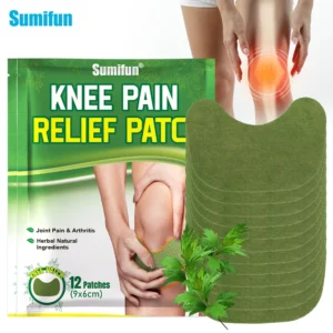 60Pcs Sumifun Wormwood Knee Patch Rheumatoid Arthritis Pain Relief Medical Plaster Joint Muscle Analgesic Massage Sticker