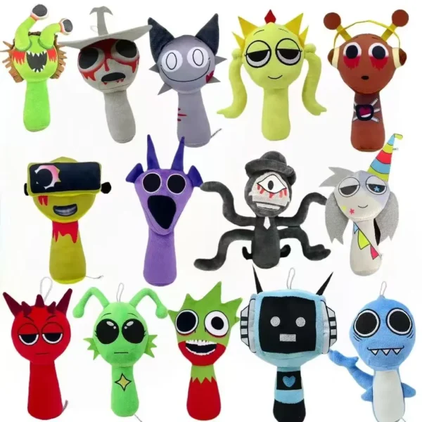 54styles Sprunki Plush Toys Sprunki Incredibox Plush Doll Sprunki Game Pillow Kids Birthday Gifts Stuffed Dolls Christmas Gift - Image 2