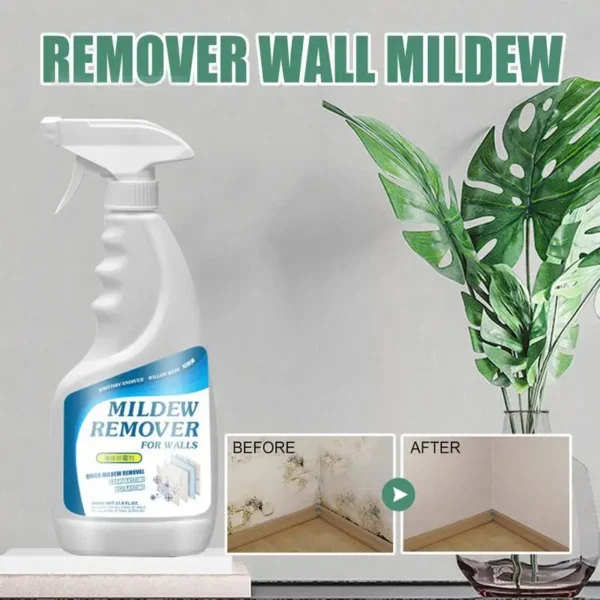 500ml Mould Cleaning Spray Wall Mold Remover Cleaning Spray Bathroom Kitchen Cleaning Effective Mildew Removal Spray Cleaner - Image 3