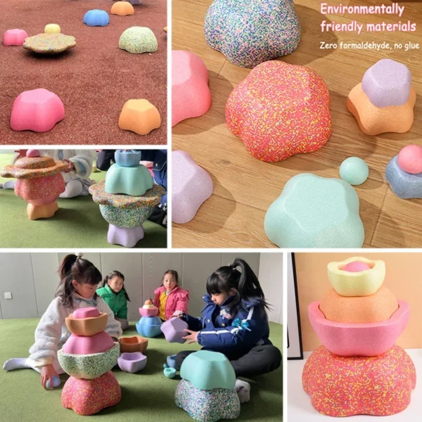 Foam Balance Stepping Stone Kids Sports Toys Touch Sensory Integration Training Sensory Equipment Outdoor Games for Children - Image 3