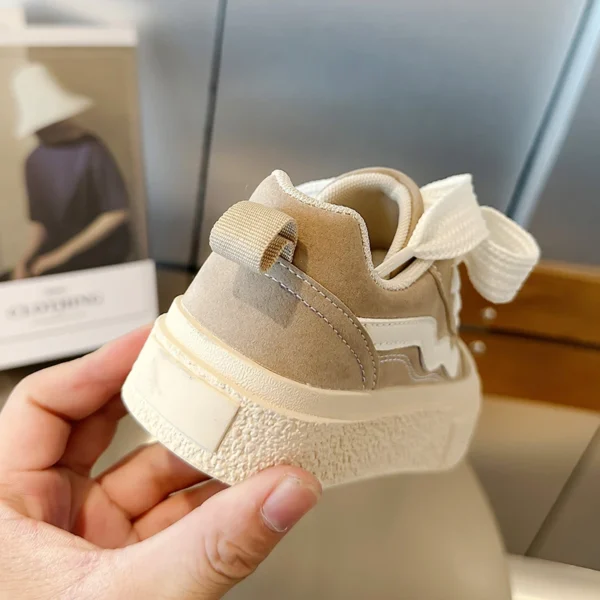 Children's striped canvas shoes Performance shoes for boys toddler girls platform shoes tennis Spring and autumn - Image 3