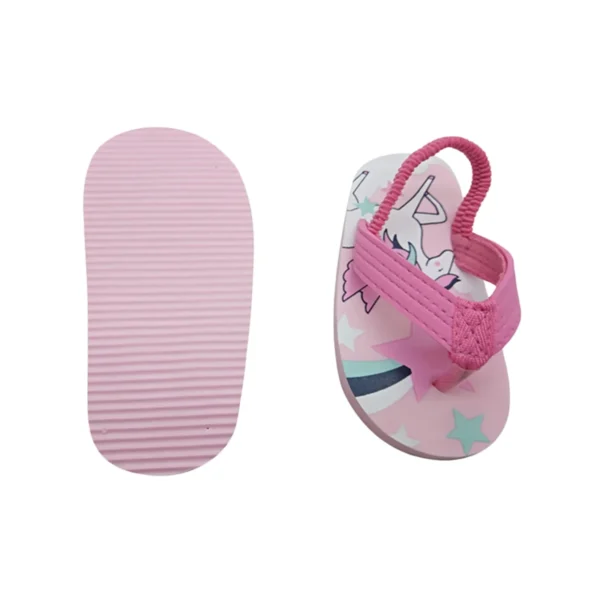 Toddler Flip Flops Shoes Little Kid Sandals with Back Strap Boys Girls Water Shoes for Beach and Pool - Image 5