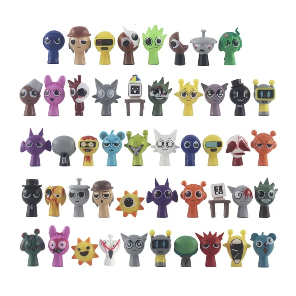 Funny Sprunki Figurine Model Sprunki Figure Juguete PVC Sprunki Game Action & Toy Figures Set - Image 5