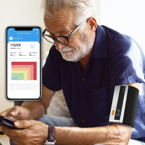 Checkme BP2 Upper Arm Digital Sphygmomanometer Medical Device Ecg Blood Pressure with IOS and Android APP Bp Machine - Image 2