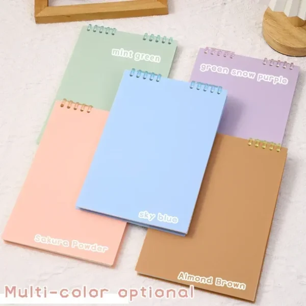 A5 60 Sheets Thick Notebook Spiral Binding Loose-leaf Notebooks with Lines Pages for Students School Office Stationery Supplies - Image 5