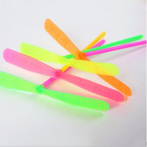 10/20pcs Novelty Plastic Bamboo Dragonfly Propeller Outdoor Classic Toy Kid Gift Rotating Flying Arrow Multicolor Random Color - Image 3