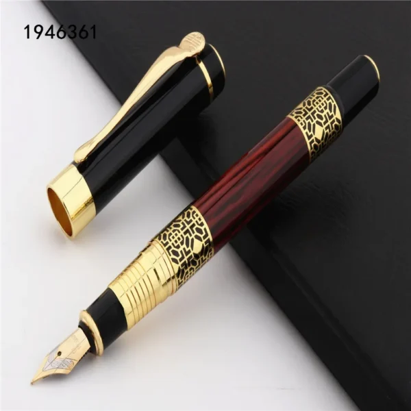 High quality 530 Golden carving Mahogany Business office School student office Supplies Fountain Pen New Ink pen ink pen - Image 4