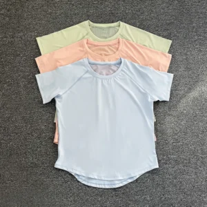 New Yoga Top Women's Breathable Running Training Fitness Short Sleeve Workout Fitness clothes