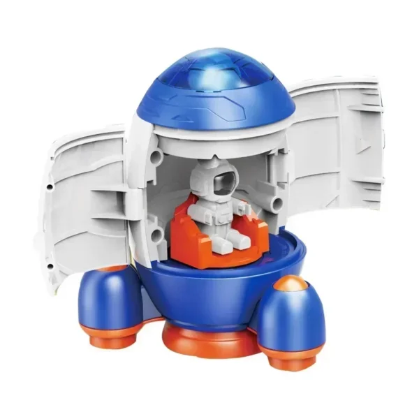 Children Puzzle Space Toy Car Simulation Model Astronaut Rocket Spaceship Series Toy Car for Boys Gift - Image 5